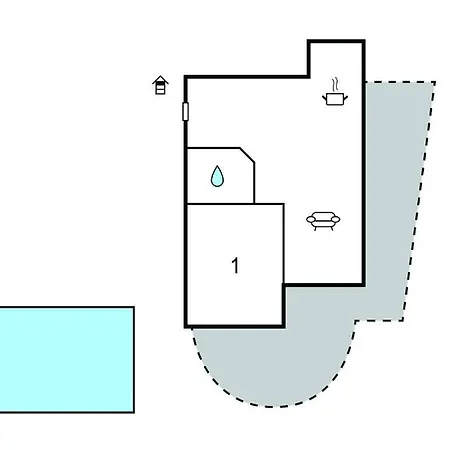 1 Bedroom Awesome In شقة بيروغ